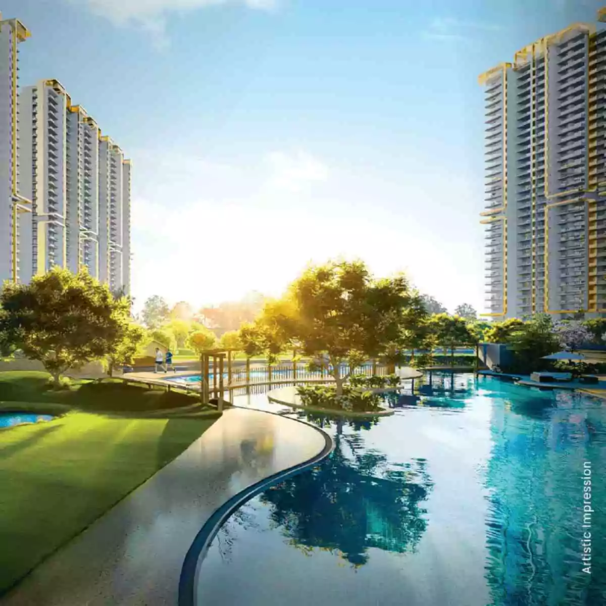 M3M Forestia West Cosmos Manesar Elevation Image